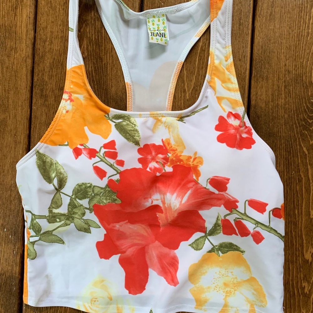 Kortni Jeane Floral Racerback